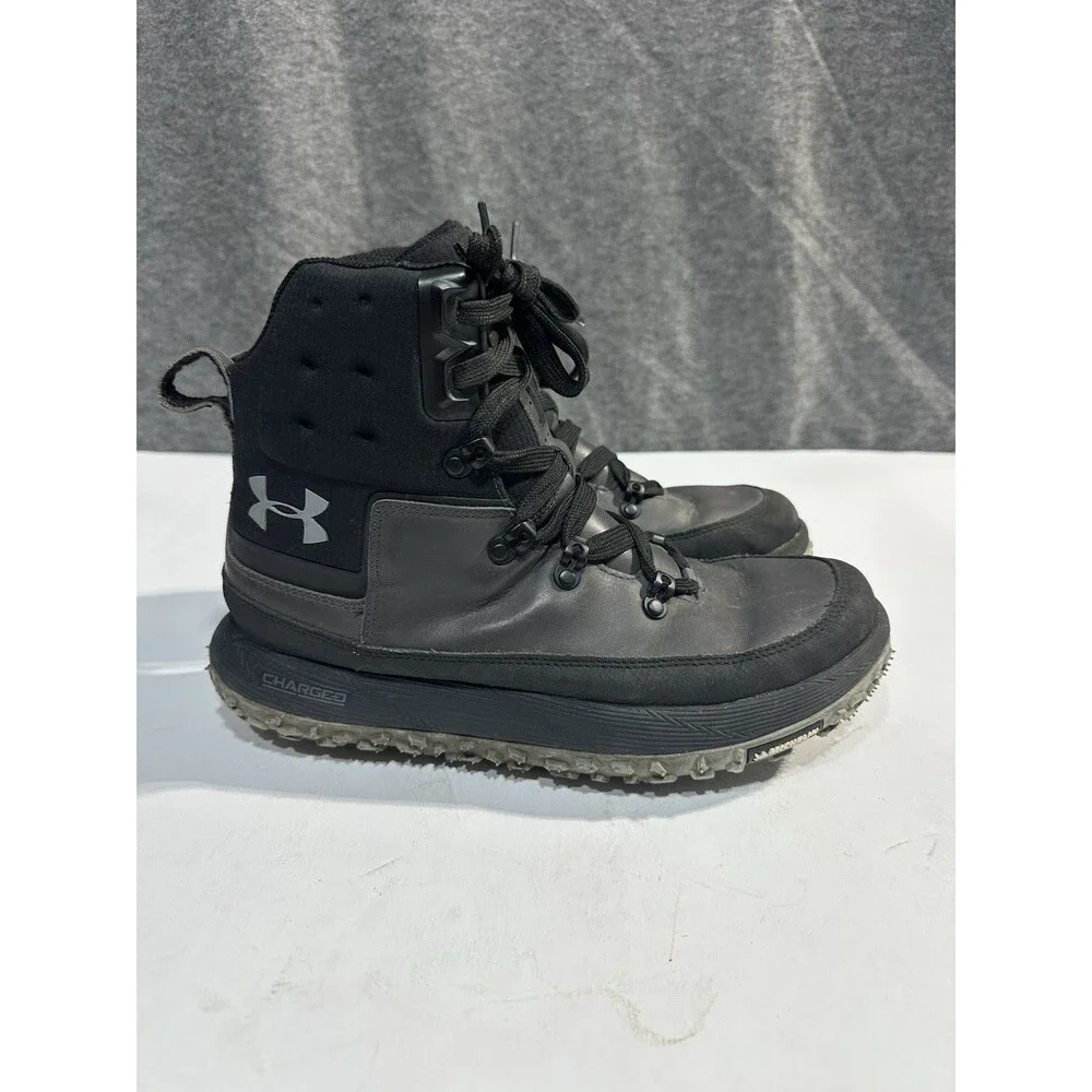 Under Armour Boots Fat Tire Govie Grey Black Michelin 1299193-100 Men’s Size 9